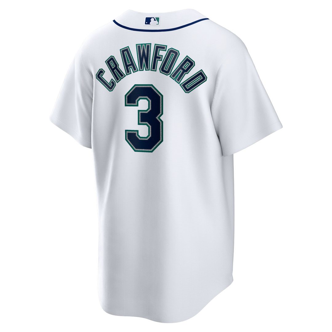 Seattle Mariners JP Crawford Nike Home Replica Jersey - White