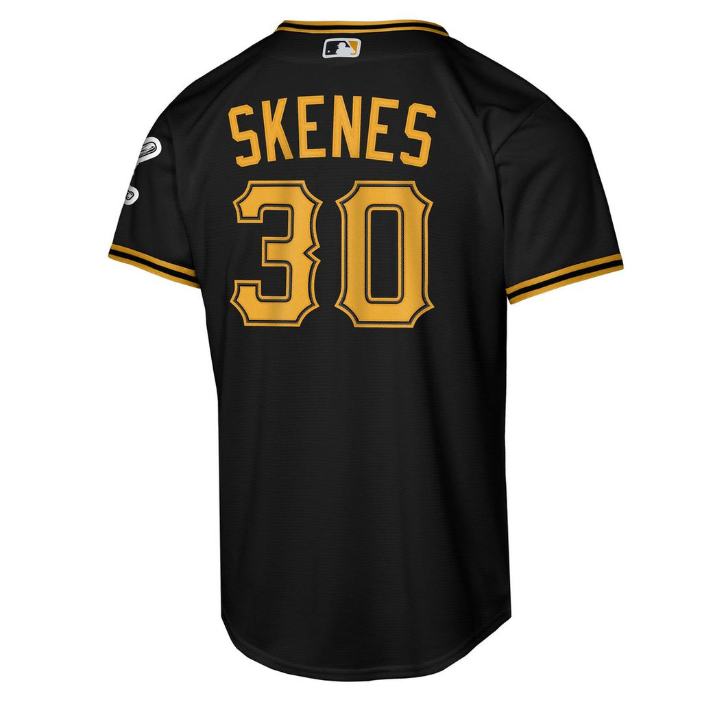 Pittsburgh Pirates Paul Skenes Nike Youth Alternate Stadium Jersey - Black
