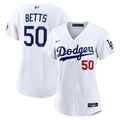 Los Angeles Dodgers Mookie Betts Nike Women's Home Stadium Jersey - White