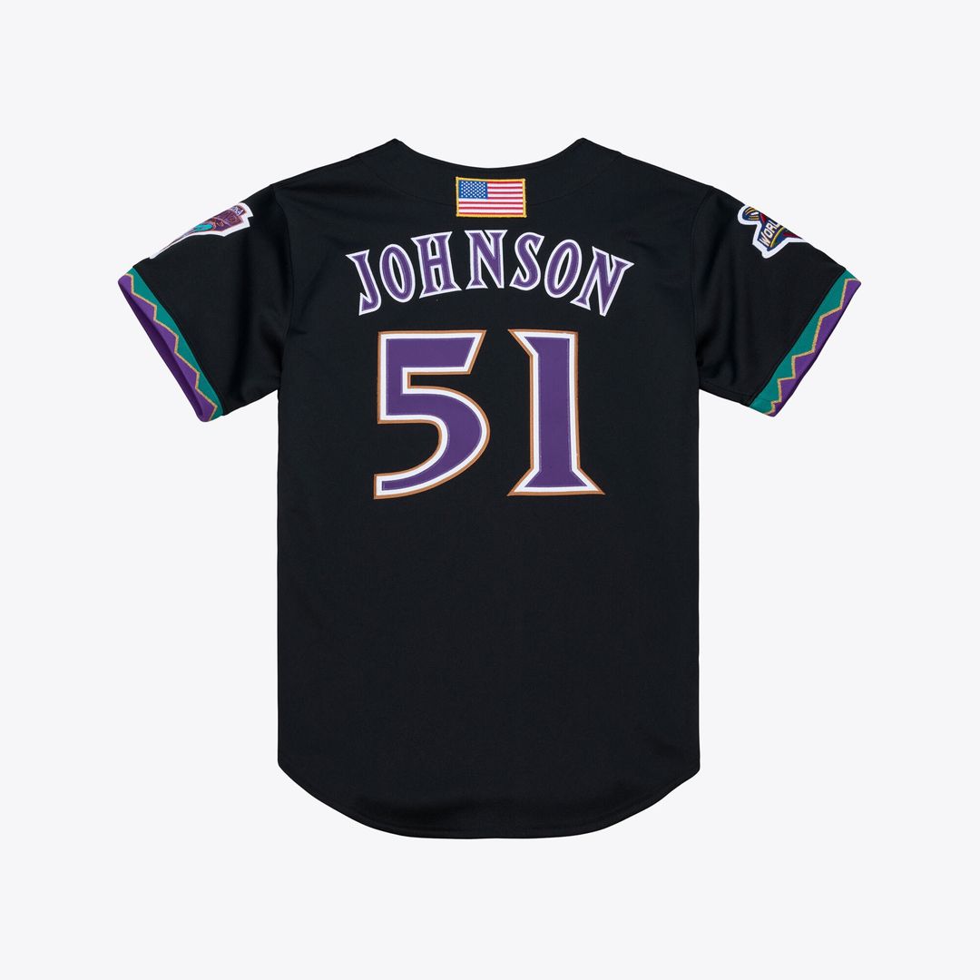Arizona Diamondbacks Randy Johnson Mitchell & Ness 2001 Authentic Jersey - Black