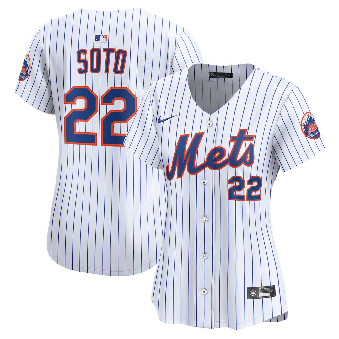 New York Mets Juan Soto Nike Women's Home Limited Jersey - White