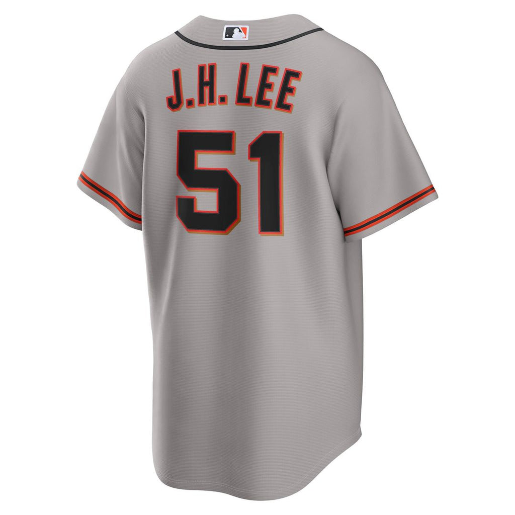 San Francisco Giants Jung Hoo Lee Nike Road Replica Jersey - Gray