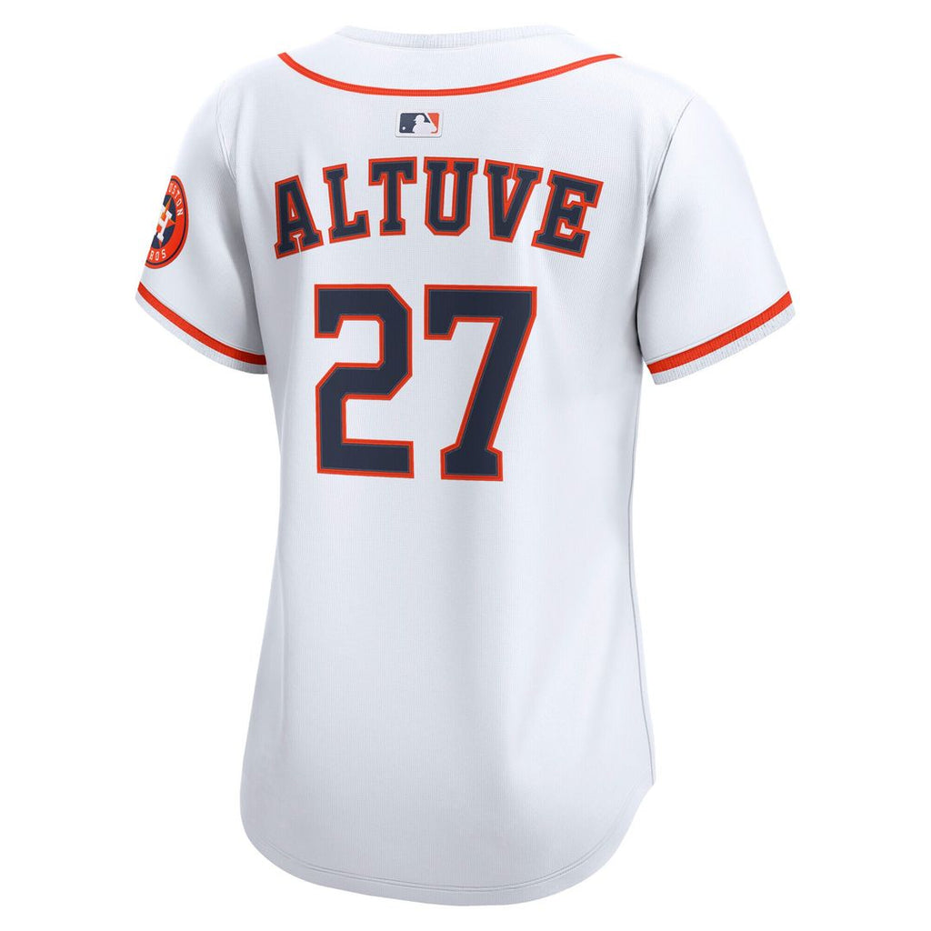 Houston Astros Jose Altuve Nike Women's Home Limited Player Jersey - White