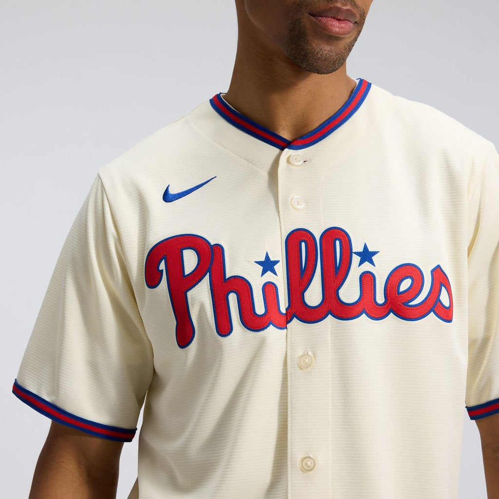 Philadelphia Phillies Nike Alternate Replica Jersey - Cream