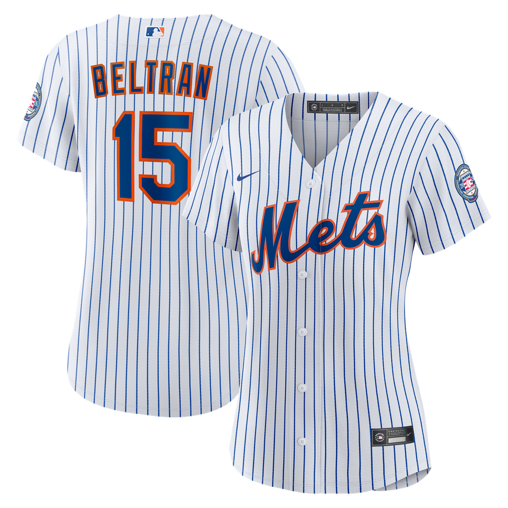 New York Mets Carlos Beltran Nike Women's 2026 Baseball Hall of Fame Retired Player Replica Jersey - White