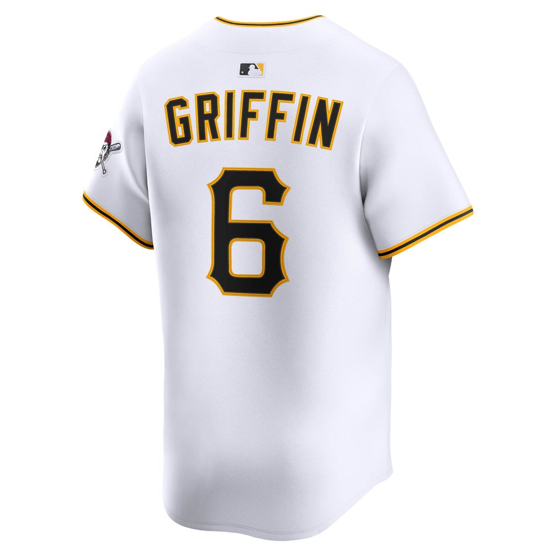 Pittsburgh Pirates Konnor Griffin Nike Home Limited Jersey - White