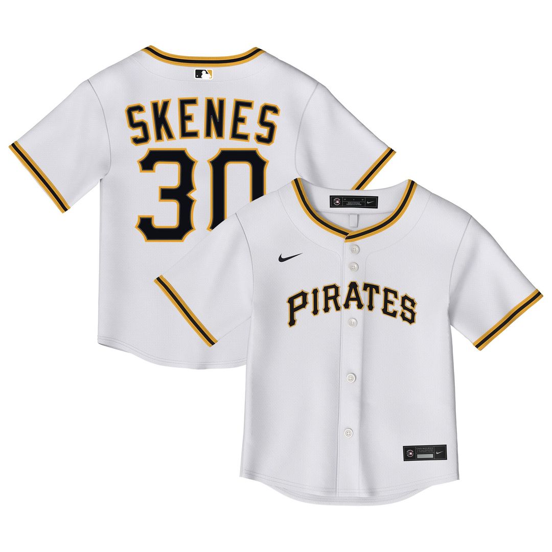 Pittsburgh Pirates Paul Skenes Nike Infant Home Replica Jersey - White