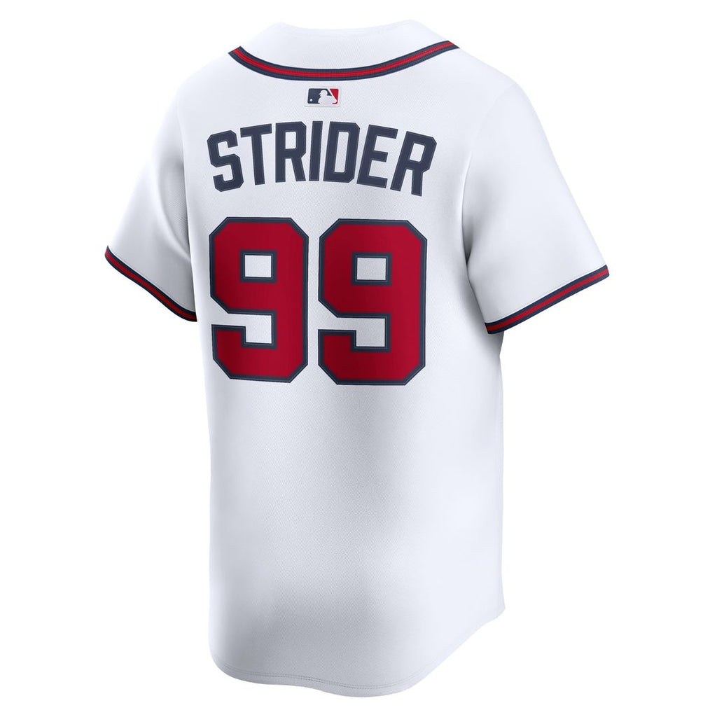 Atlanta Braves Spencer Strider Nike Home Limited Player Jersey - White