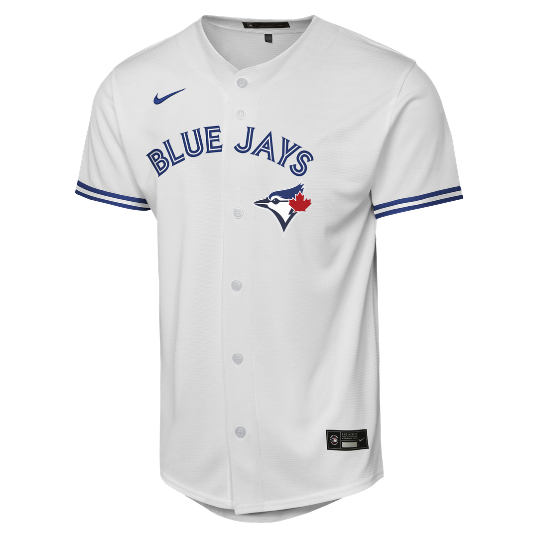 Toronto Blue Jays Ernie Clement Nike Youth Home Baseline Jersey - White