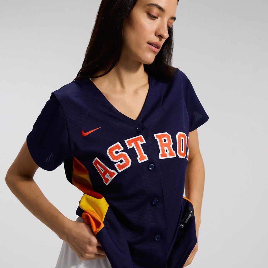 Houston Astros Jose Altuve Nike Women's Alternate Replica Player Jersey - Navy