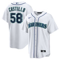 Seattle Mariners Luis Castillo Nike Home Replica Jersey - White