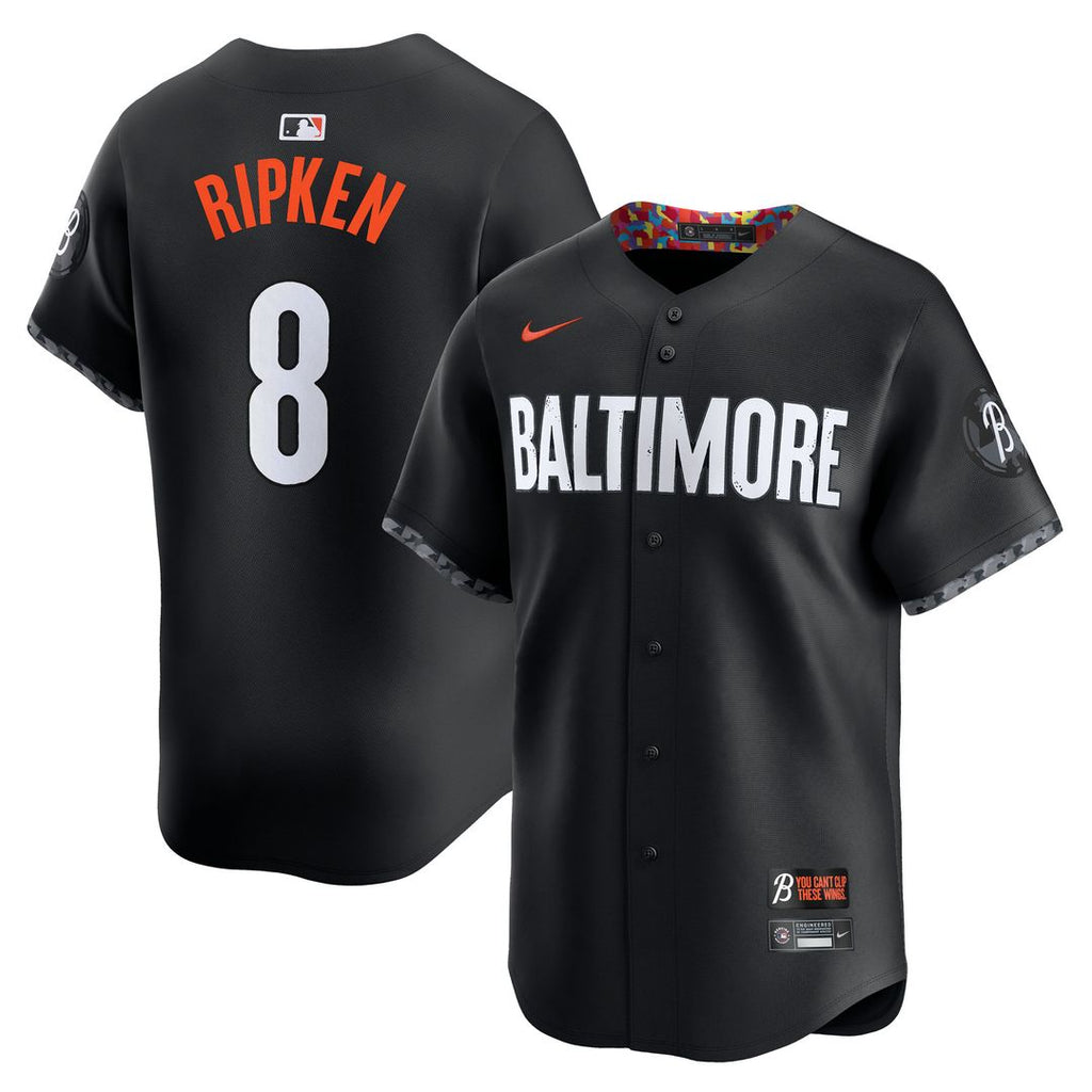 Baltimore Orioles Cal Ripken Jr. Nike City Connect Limited Jersey - Black