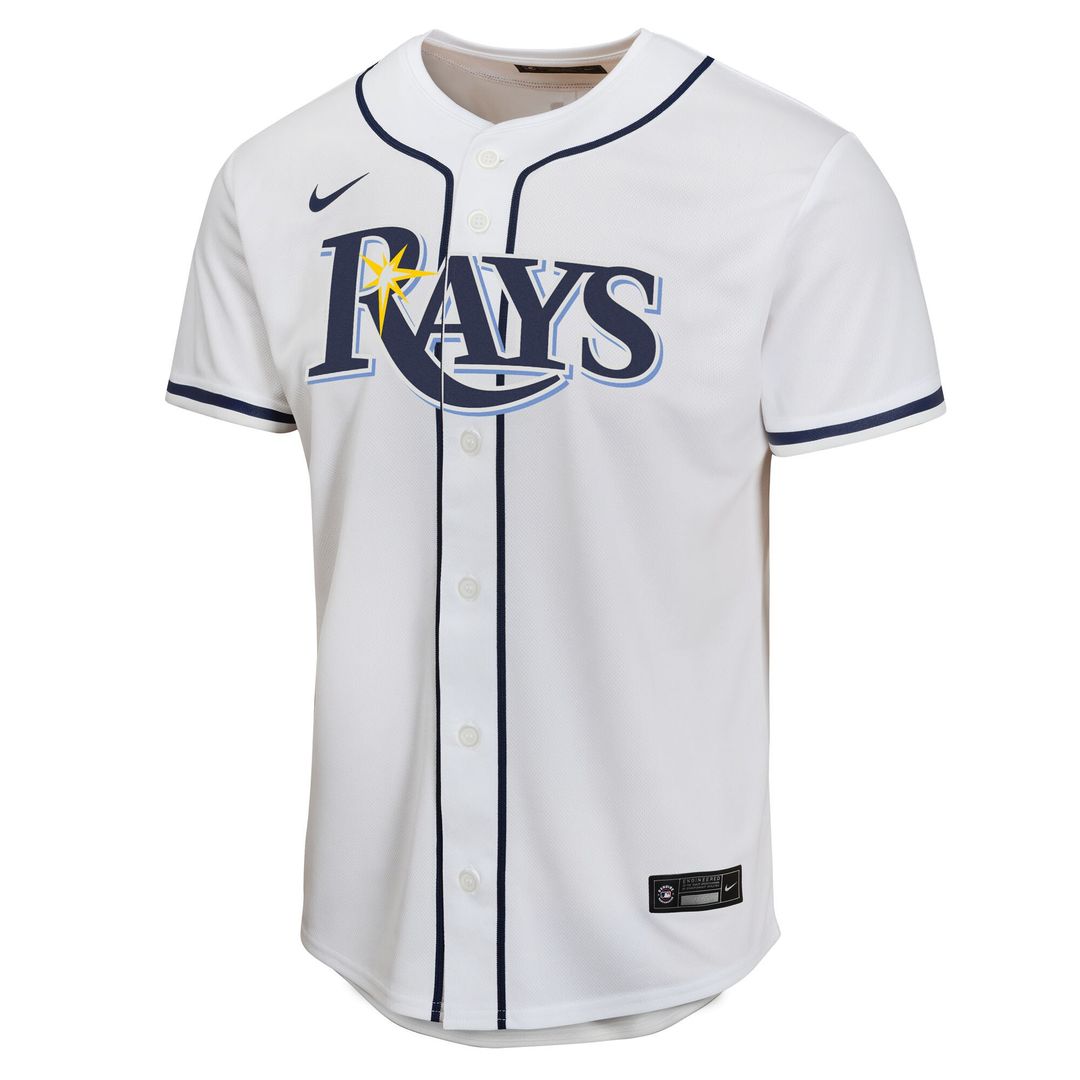 Tampa Bay Rays Carson Williams Nike Youth Home Player Game Jersey - White