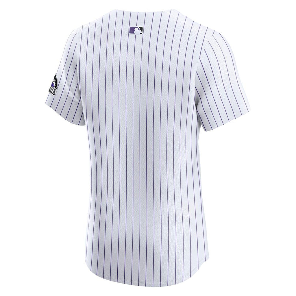 Colorado Rockies Nike Home Elite Jersey - White