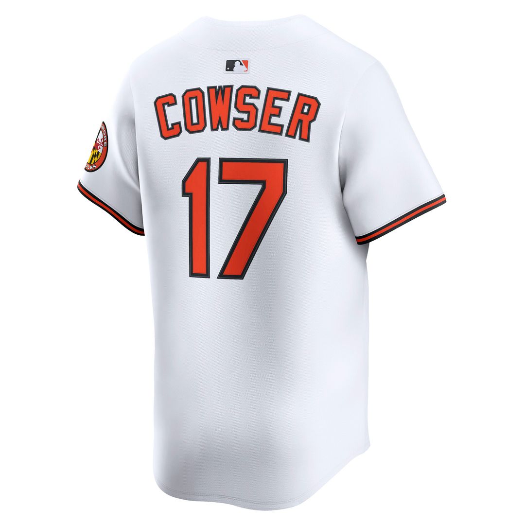Baltimore Orioles Colton Cowser Nike Home Limited Player Jersey - White