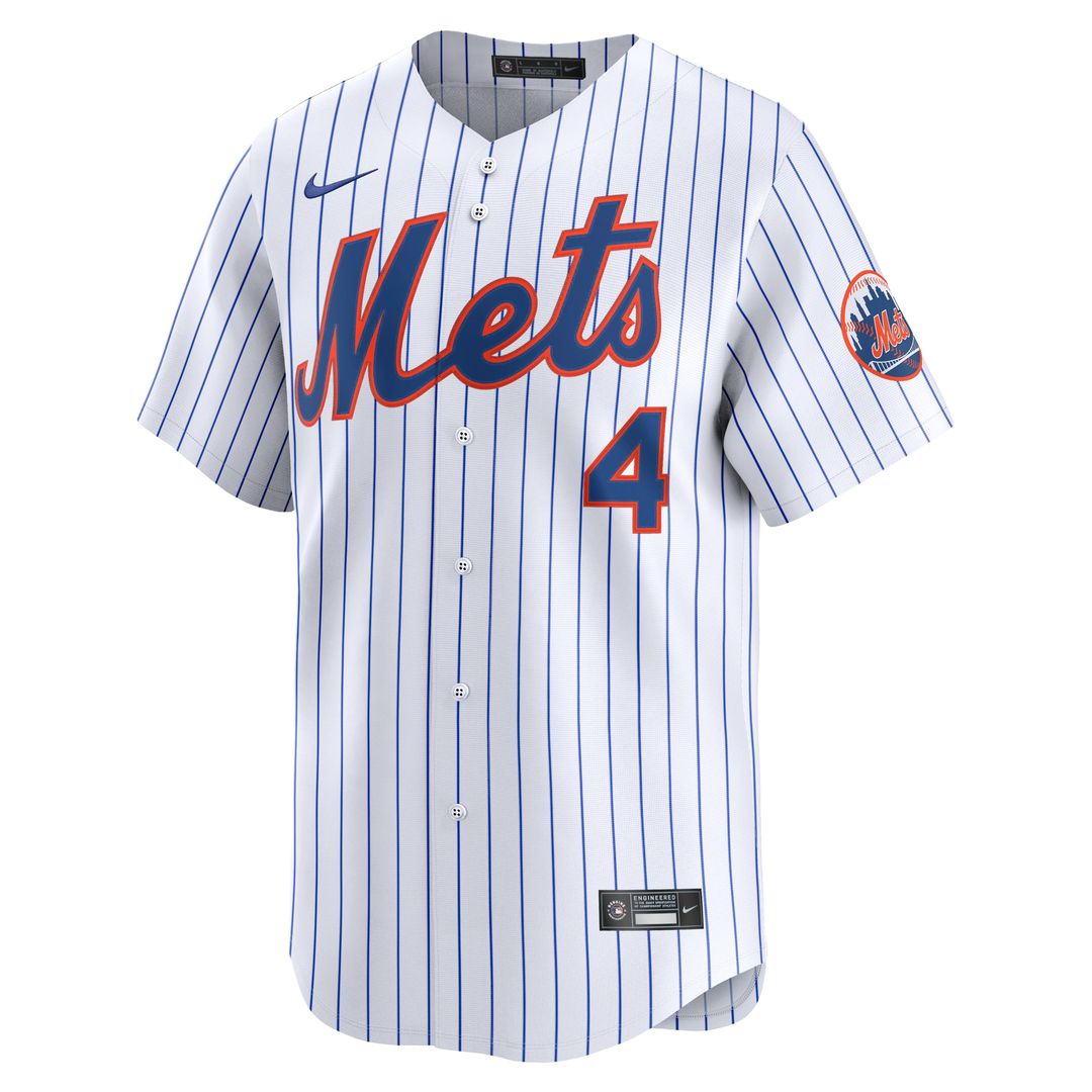 New York Mets Francisco Alvarez Nike Home Limited Player Jersey - White