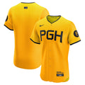 Pittsburgh Pirates Nike City Connect Elite Jersey - Gold