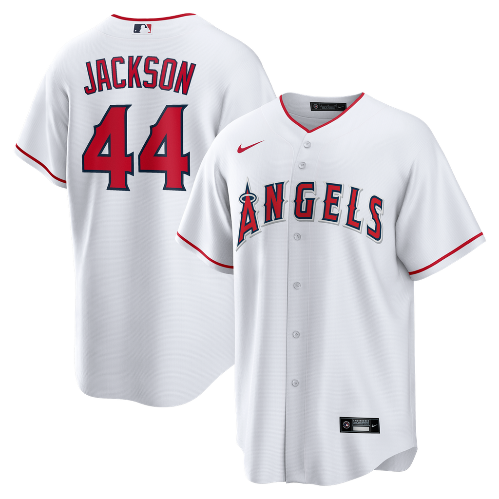 Los Angeles Angels Reggie Jackson Nike Home Retired Player Replica Jersey - White