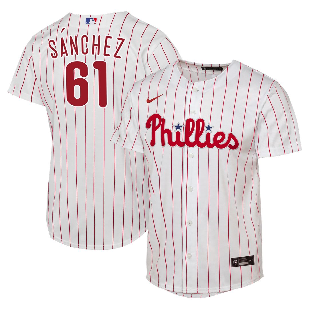 Philadelphia Phillies Cristopher Sánchez Nike Youth Home Replica Jersey - White