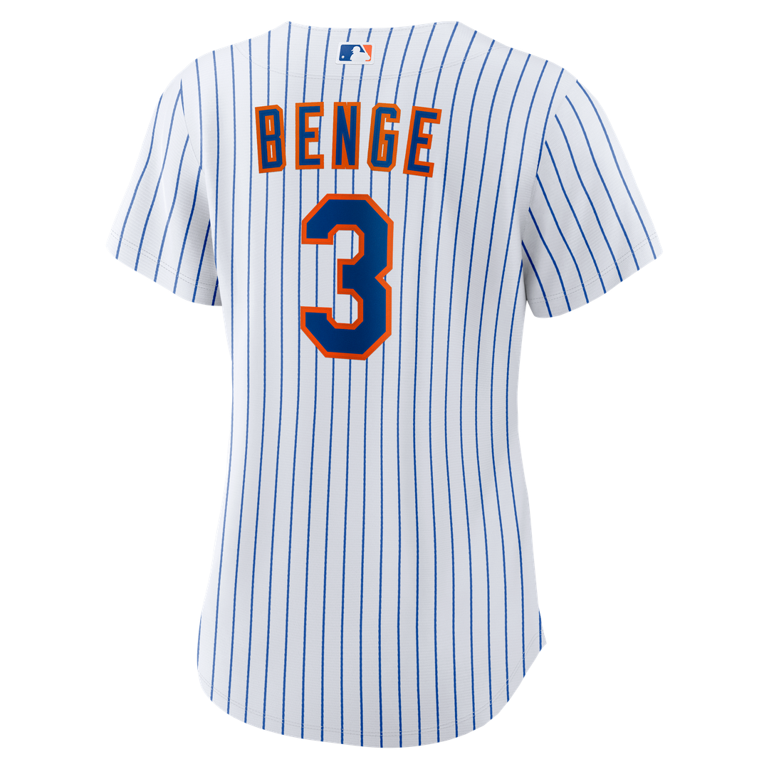New York Mets Carson Benge Nike Women's Home Replica Jersey - White