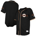 San Francisco Giants Stitches Team Color Full - Button Fashion Jersey - Black