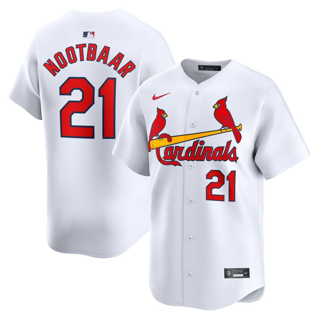 St. Louis Cardinals Lars Nootbaar Nike Home Limited Player Jersey - White
