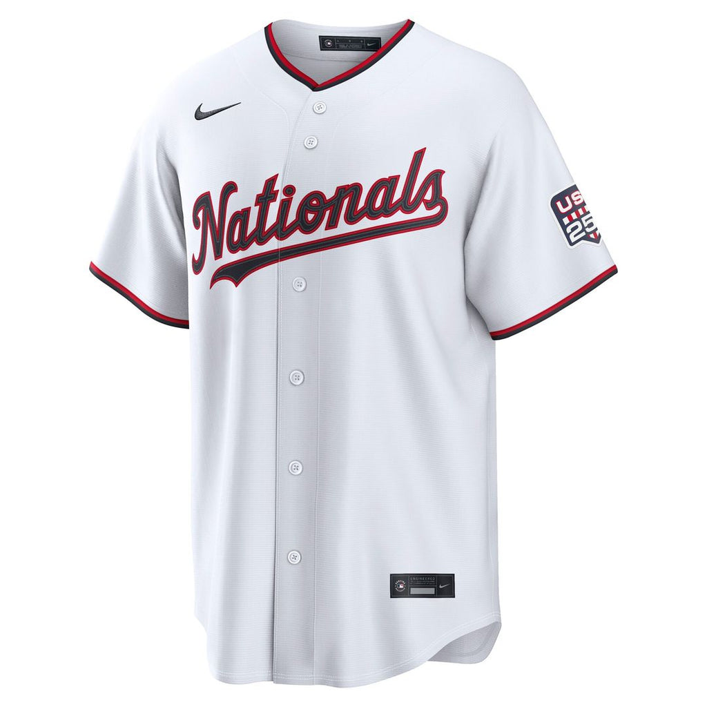 Washington Nationals James Wood Nike USA 250 Fourth of July Home Stadium Jersey - White