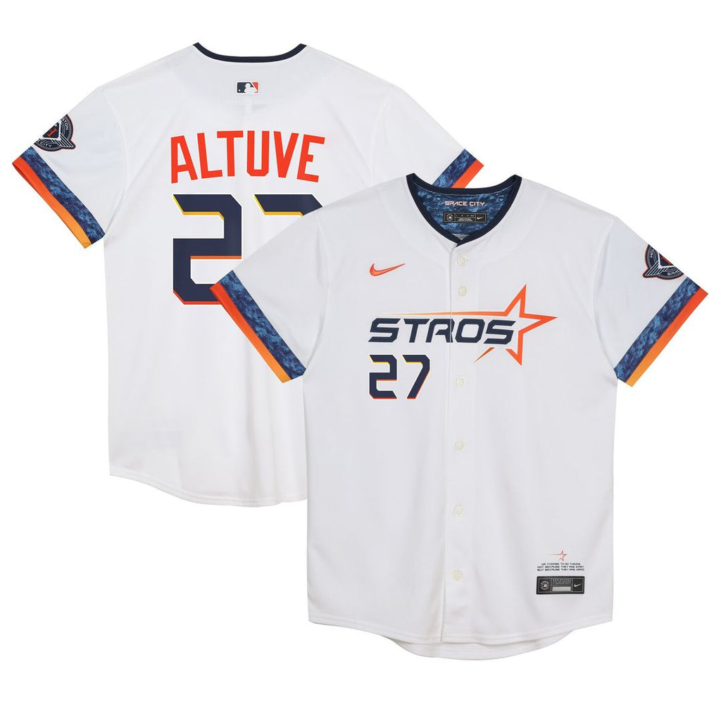 Houston Astros Jose Altuve Nike Preschool 2025 City Connect Limited Player Jersey - White
