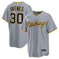Pittsburgh Pirates Paul Skenes Nike Road Replica Jersey - Gray