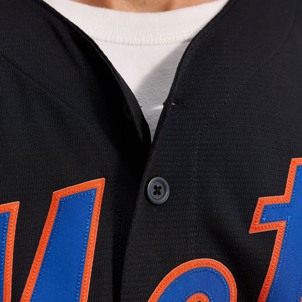 New York Mets Starling Marte Nike Alternate Replica Jersey - Black