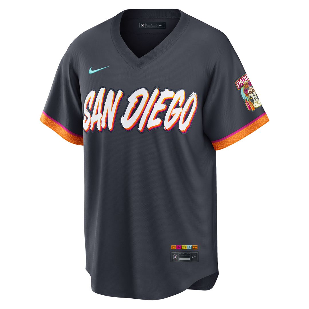 San Diego Padres Nike 2026 City Connect Stadium Jersey - Obsidian