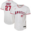 Los Angeles Angels Mike Trout Nike Youth Home Stadium Player Jersey - White