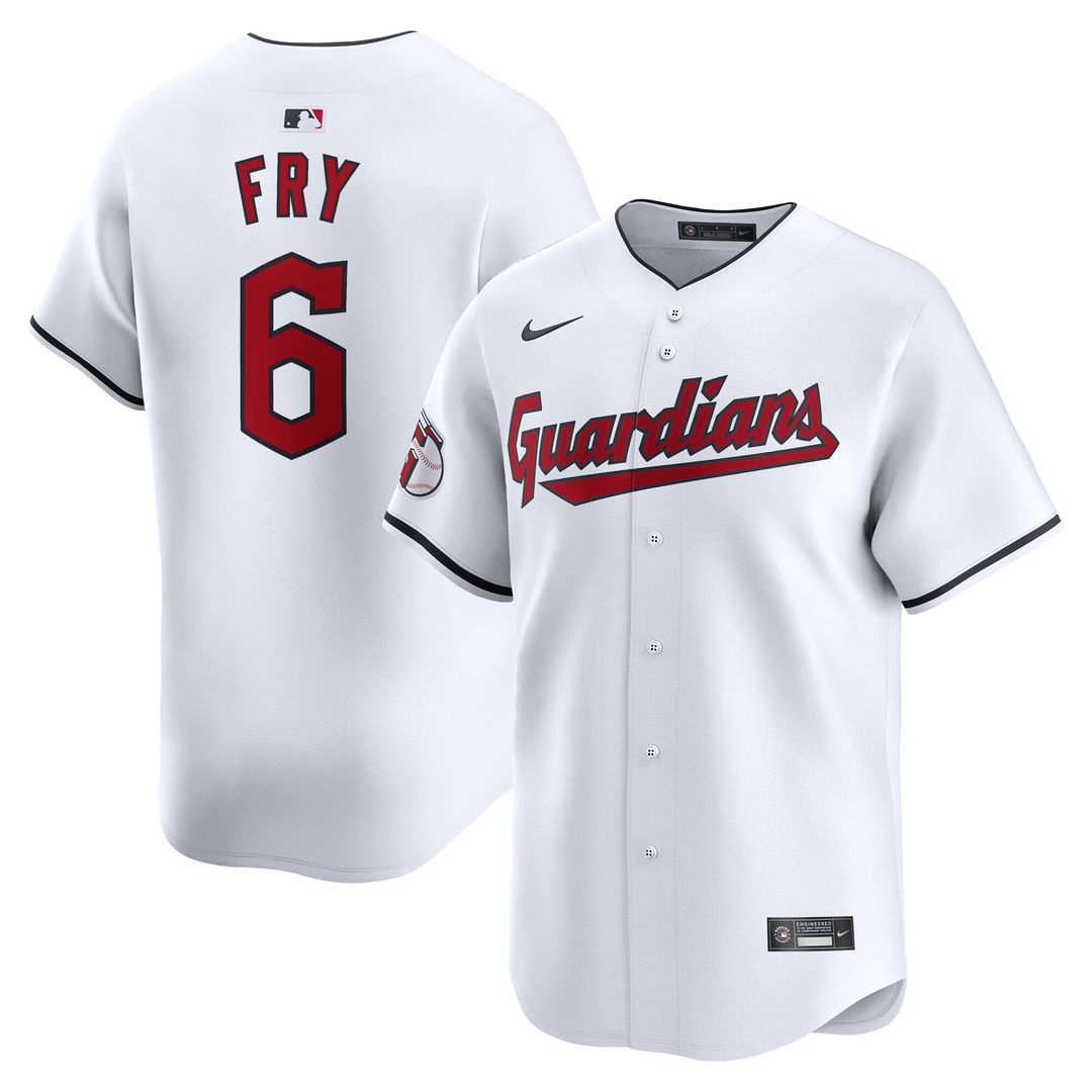 Cleveland Guardians David Fry Nike Home Limited Player Jersey - White