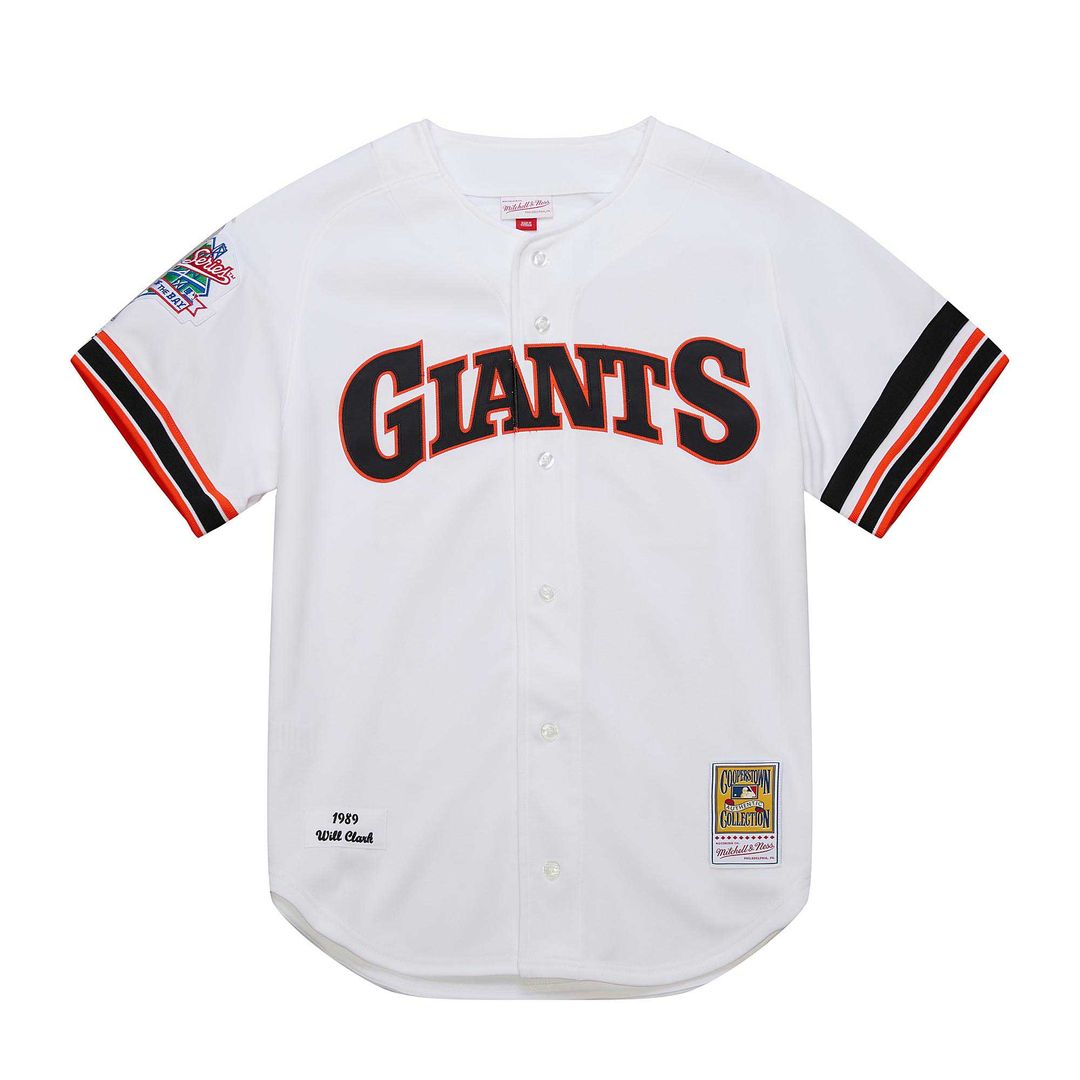 San Francisco Giants Will Clark Mitchell & Ness Cooperstown 1989 Authentic Jersey - White