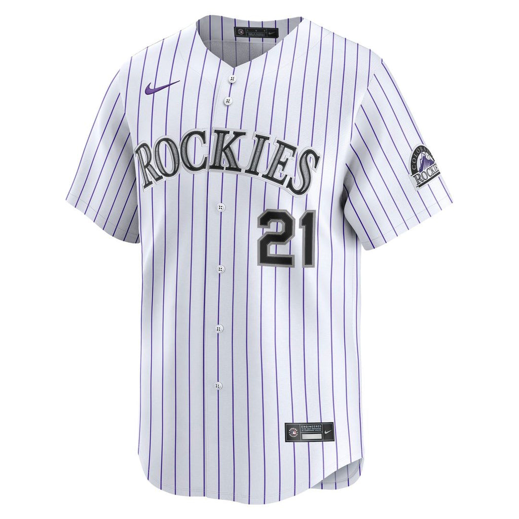 Colorado Rockies Kyle Freeland Nike Home Limited Player Jersey - White