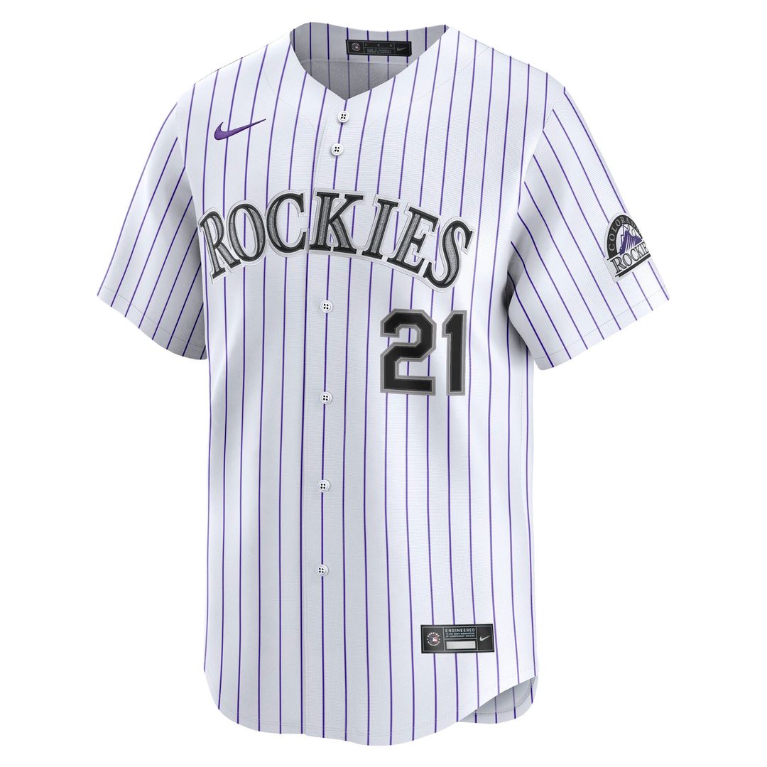 Colorado Rockies Kyle Freeland Nike Home Limited Player Jersey - White