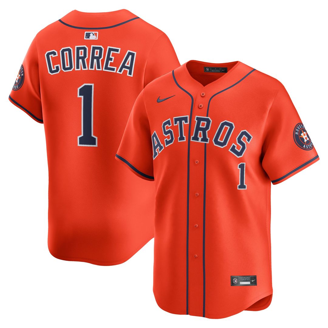 Houston Astros Carlos Correa Nike Home Limited Player Jersey - White