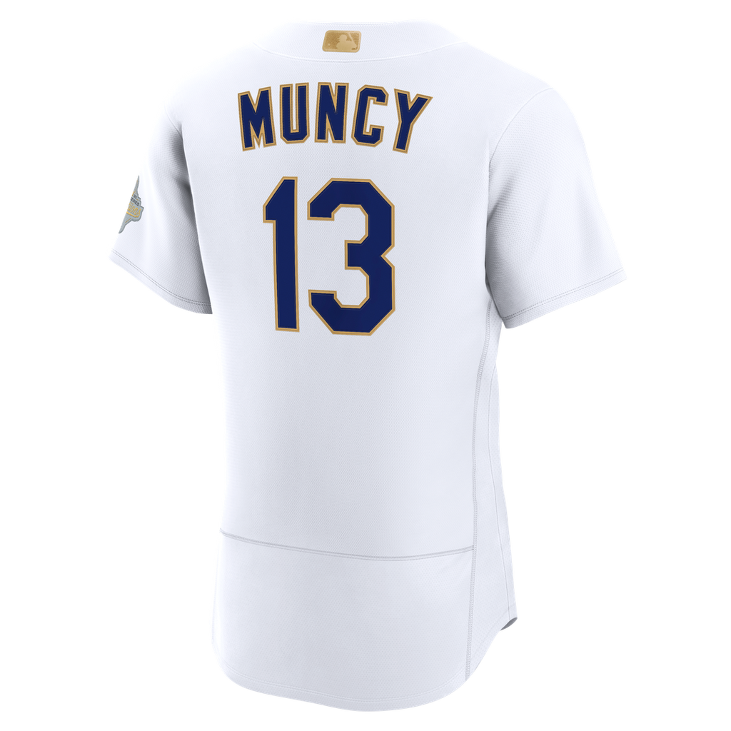 Los Angeles Dodgers Max Muncy Nike 2026 Gold Collection Authentic Jersey - White