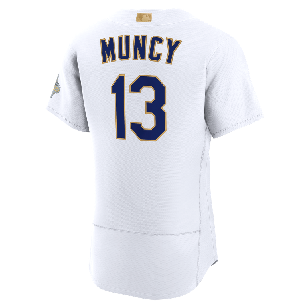 Los Angeles Dodgers Max Muncy Nike 2026 Gold Collection Authentic Jersey - White