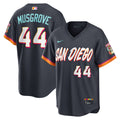 San Diego Padres Joe Musgrove Nike 2026 City Connect Stadium Jersey - Obsidian