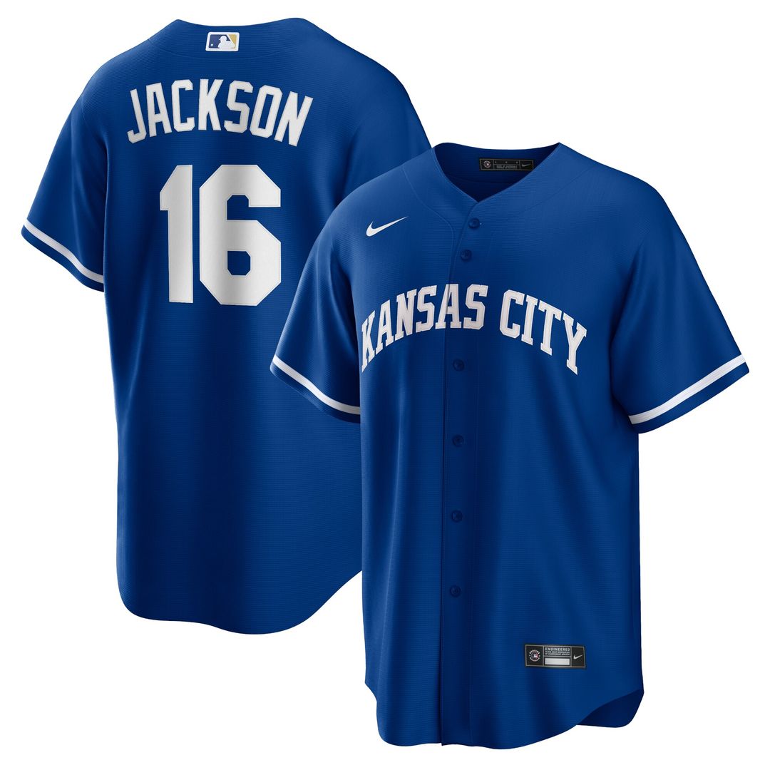 Kansas City Royals Bo Jackson Nike Alternate 2 Replica Jersey - Rush Blue