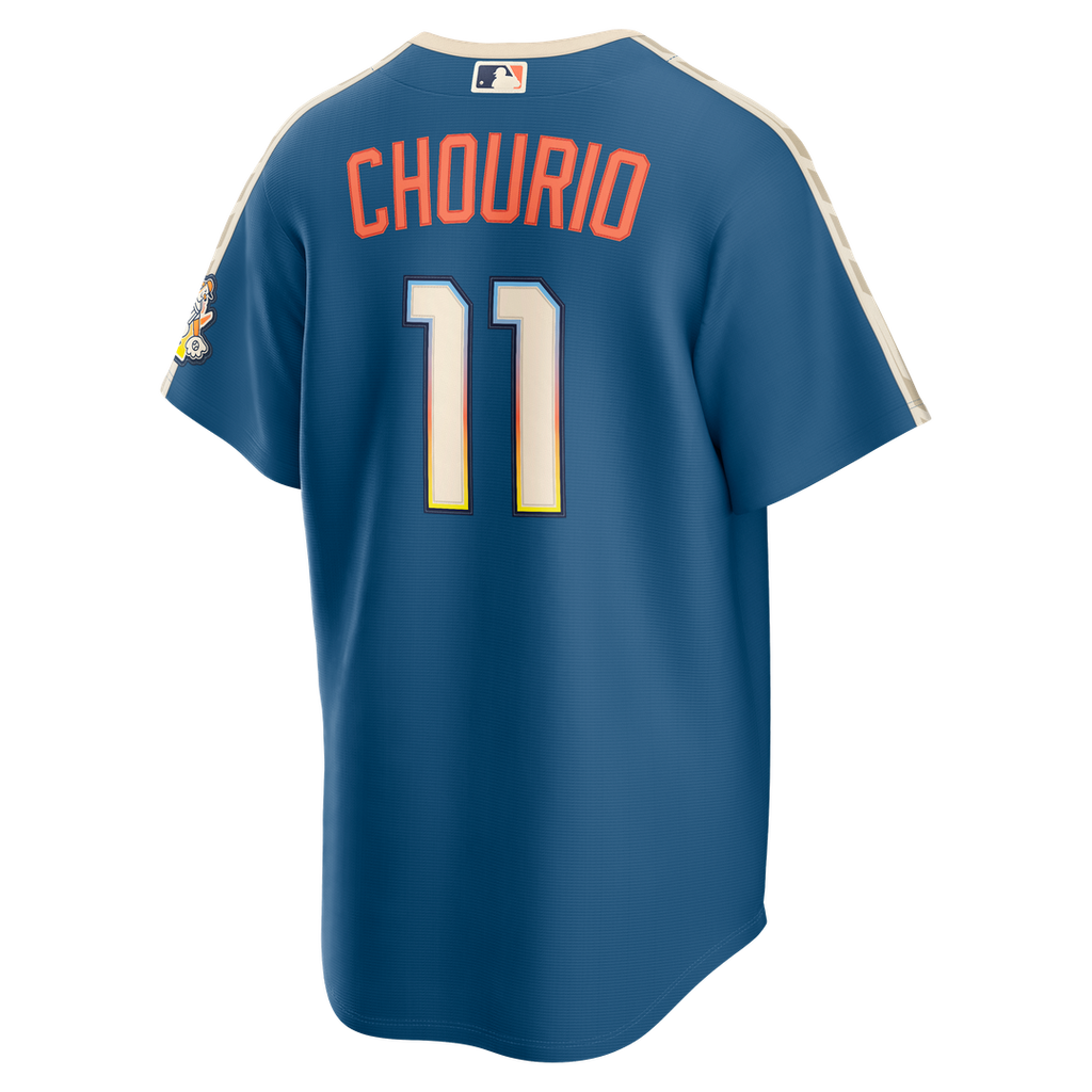 Milwaukee Brewers Jackson Chourio Nike 2026 City Connect Stadium Jersey - Mineral Blue