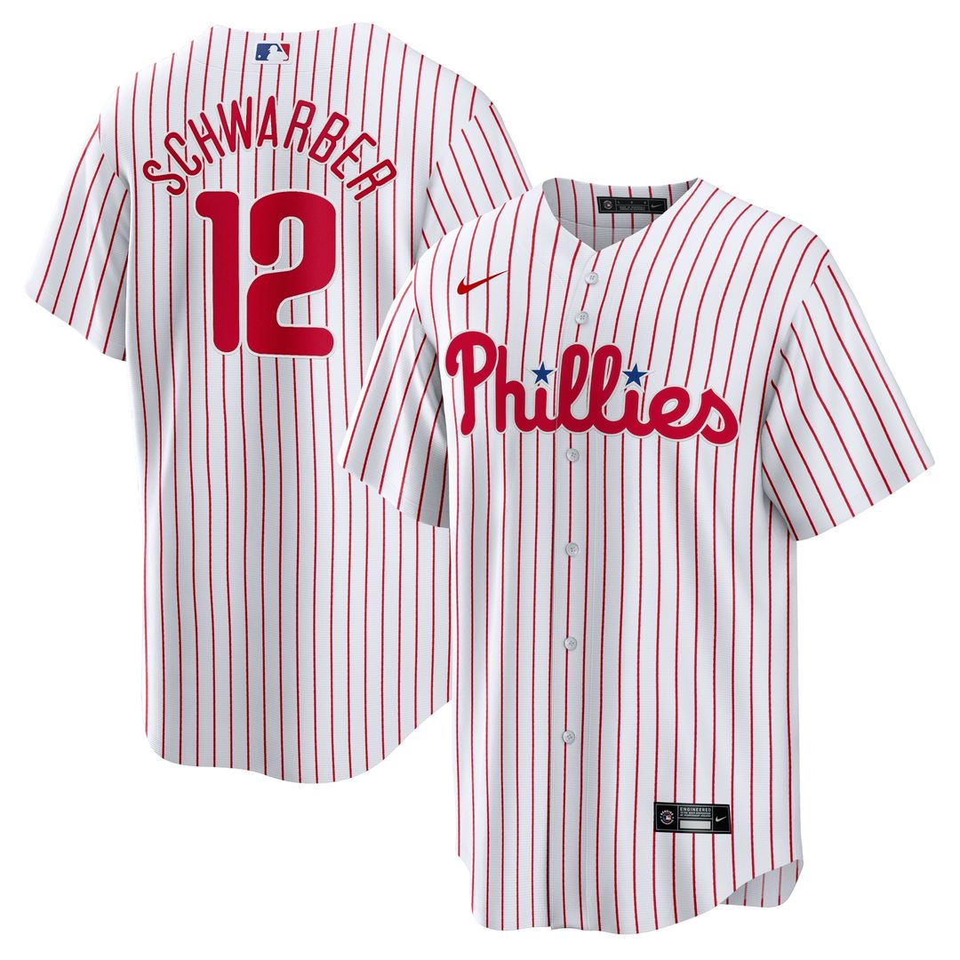Philadelphia Phillies Kyle Schwarber Nike Replica Player Jersey - White