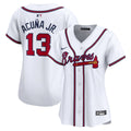 Atlanta Braves Ronald Acuna Nike Women's Home Limited Player Jersey - White