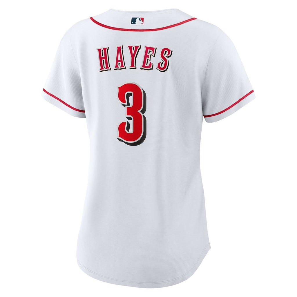 Cincinnati Reds Ke'Bryan Hayes Nike Women's Home Replica Jersey - White
