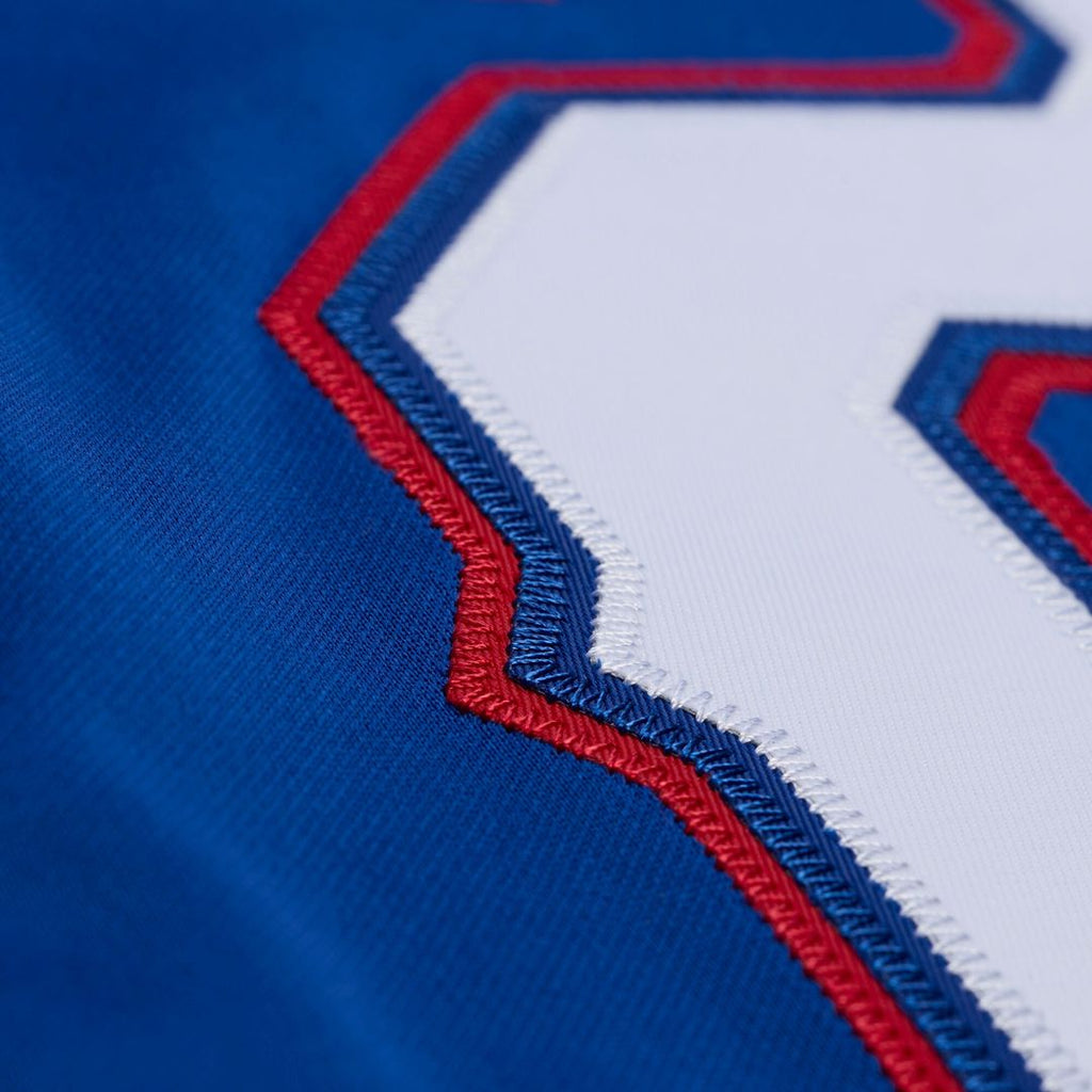 Texas Rangers Adrian Beltre Mitchell & Ness Cooperstown Mesh Batting Practice Button - Up Jersey - Royal