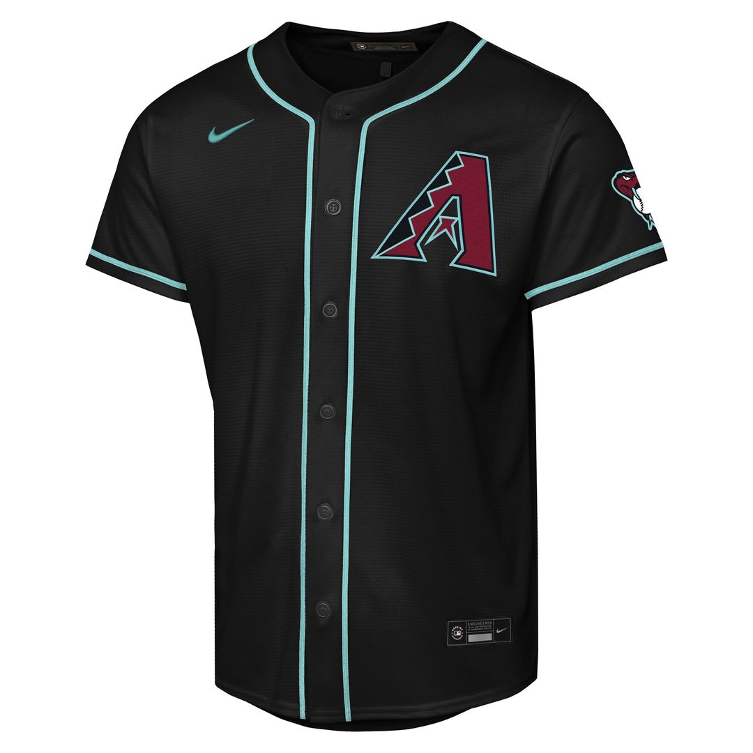 Arizona Diamondbacks Corbin Carroll Nike Youth Alternate Stadium Jersey - Black