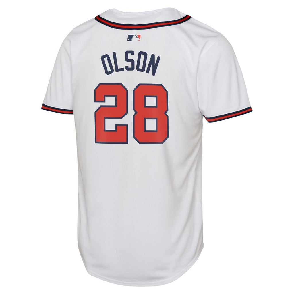 Atlanta Braves Matt Olson Nike Youth Home Limited Player Jersey - White