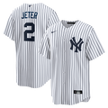 New York Yankees Derek Jeter Nike Home Retired Player Replica Jersey - White