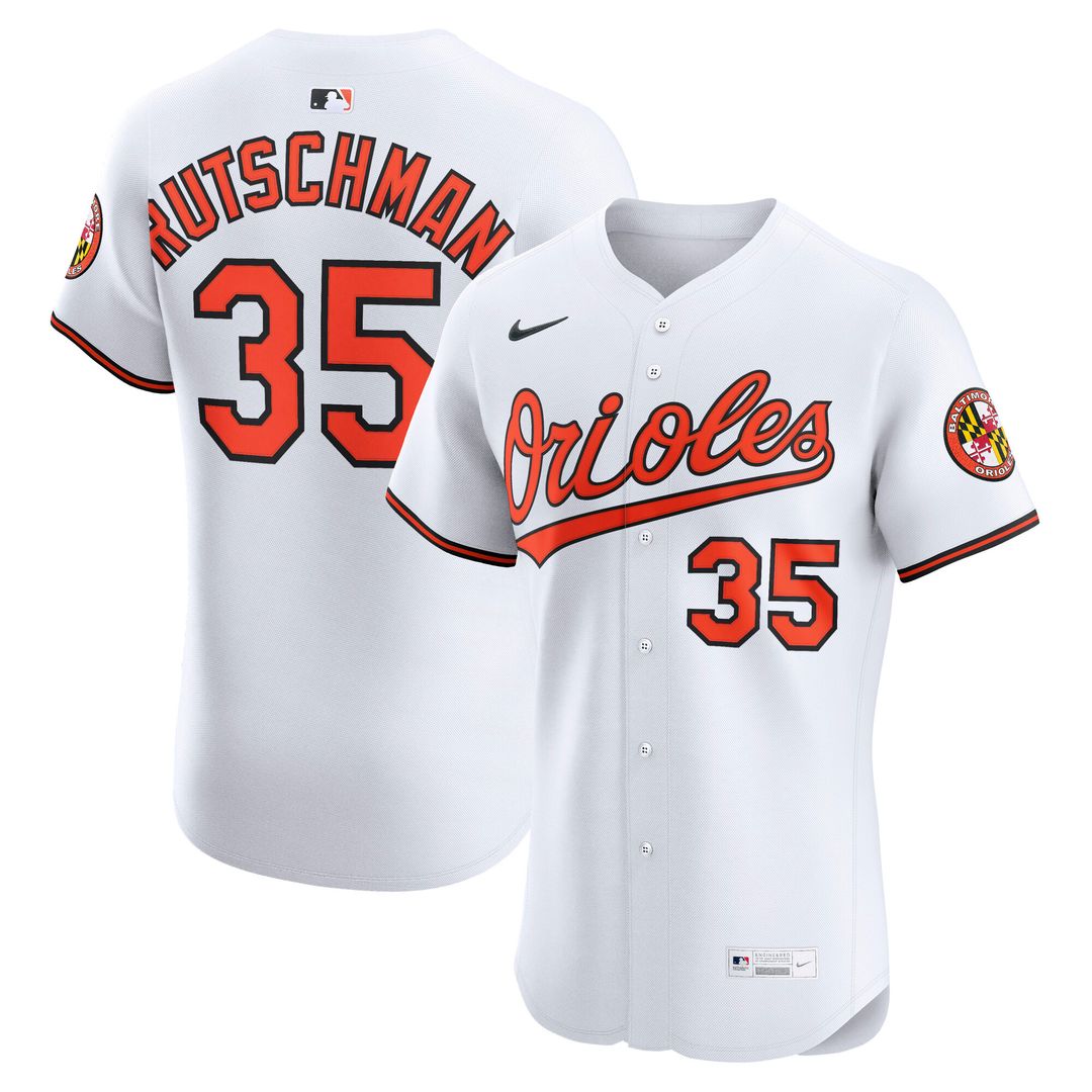 Baltimore Orioles Adley Rutschman Nike Alternate Elite Jersey - Black